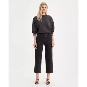 LEVI'S | Mile High Cropped Wide Leg Jeans | 26